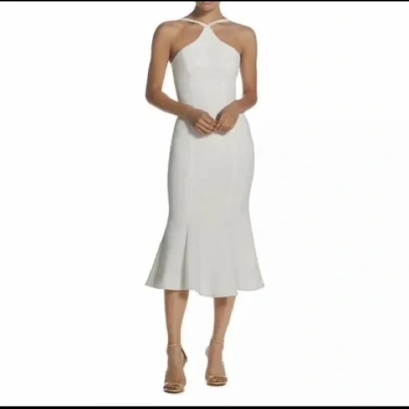open lace back dress Tessa Gown  Dress the Population